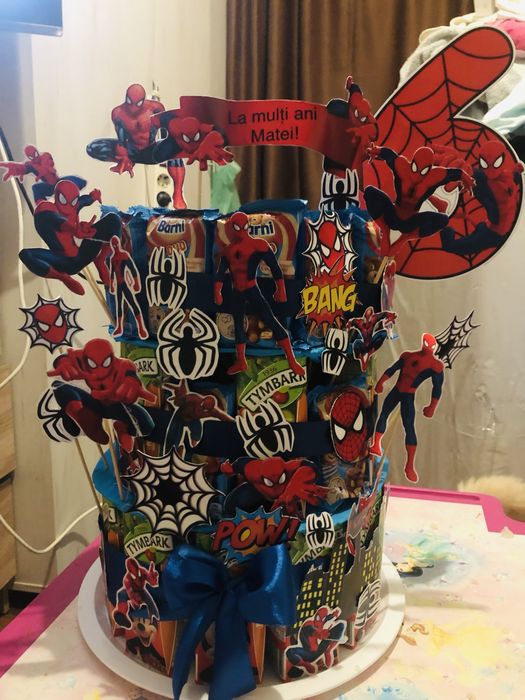 Tort din dulciuri pt cresa, gradi ,scoala mihail kogalniceanu