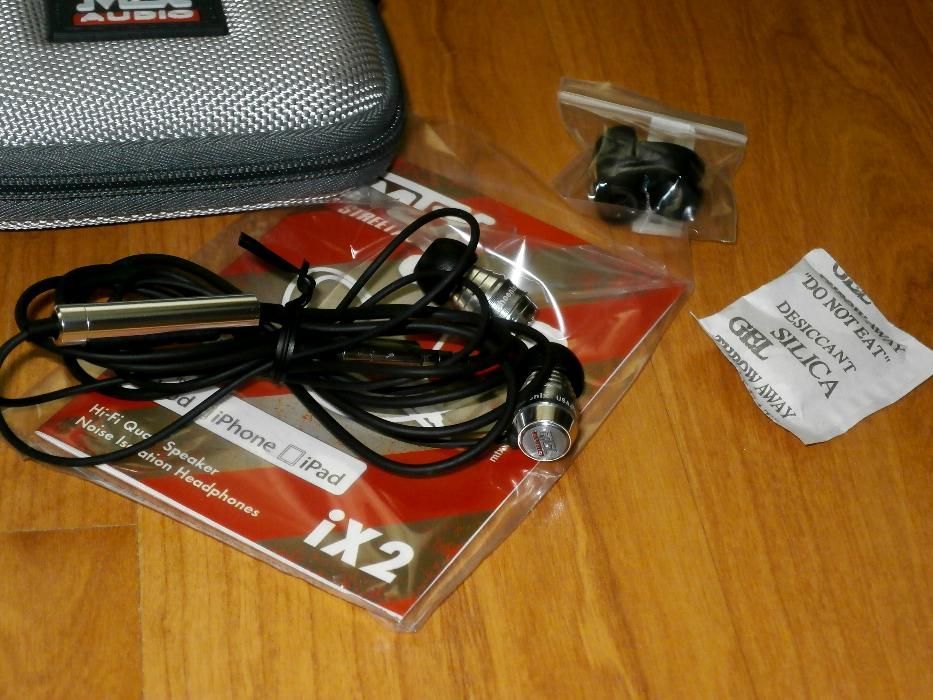 Casti cu comanda pe fir ( Apple ) , MTX StreetAudio iX2 Black