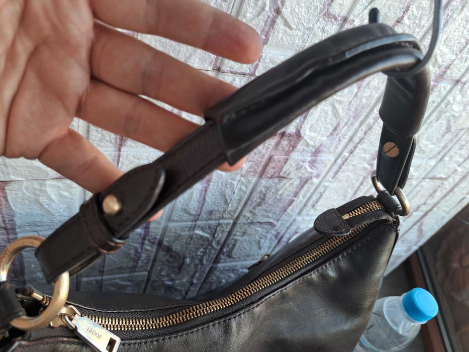 дамска чанта,Joop кафява кожена торба-естествена кожа