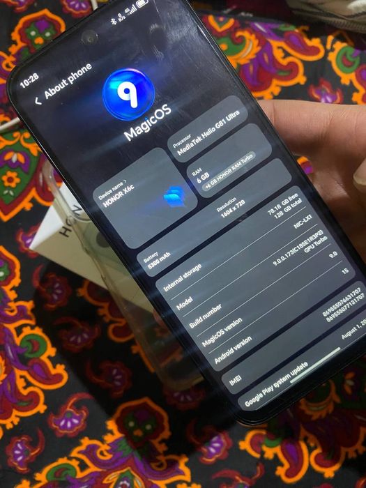 Honor X6c 6/128 blck