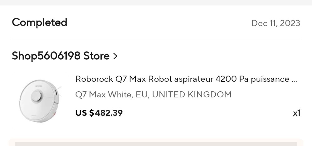 Робот прахосмукачка Roborock q7 max перфектно визуално и техническо съ