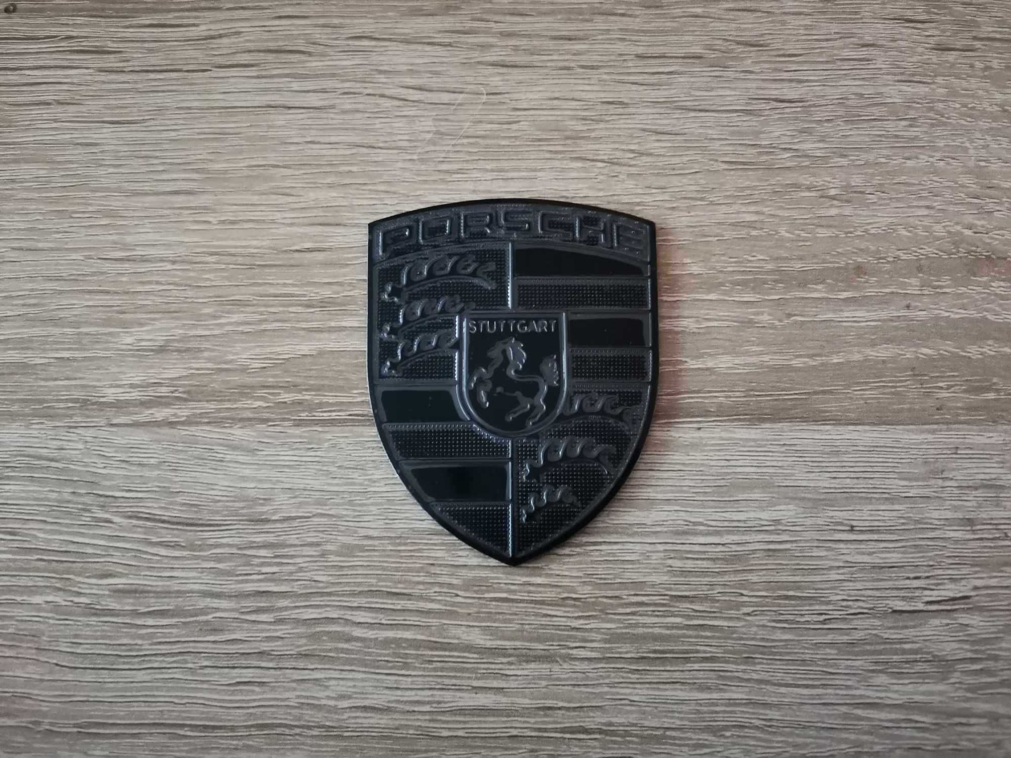 алуминиев черен стикер Порше Porsche