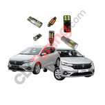 Pachet becuri led leduri pt iluminare interior Dacia Sandero 3 Logan 3