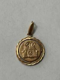 ***Руско злато*** Златен медальон зодия Близнаци - 4.89 гр.