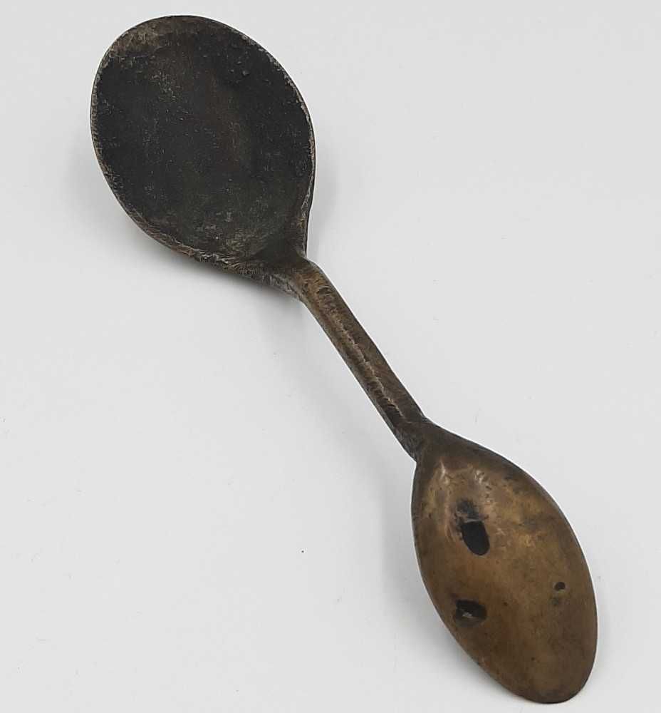 Rara lingura antica din bronz
