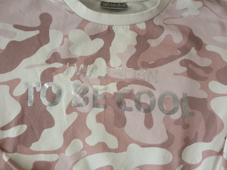 Set haine fete, 4 piese, pulover, hanorac, bluza, blugi, 146-152