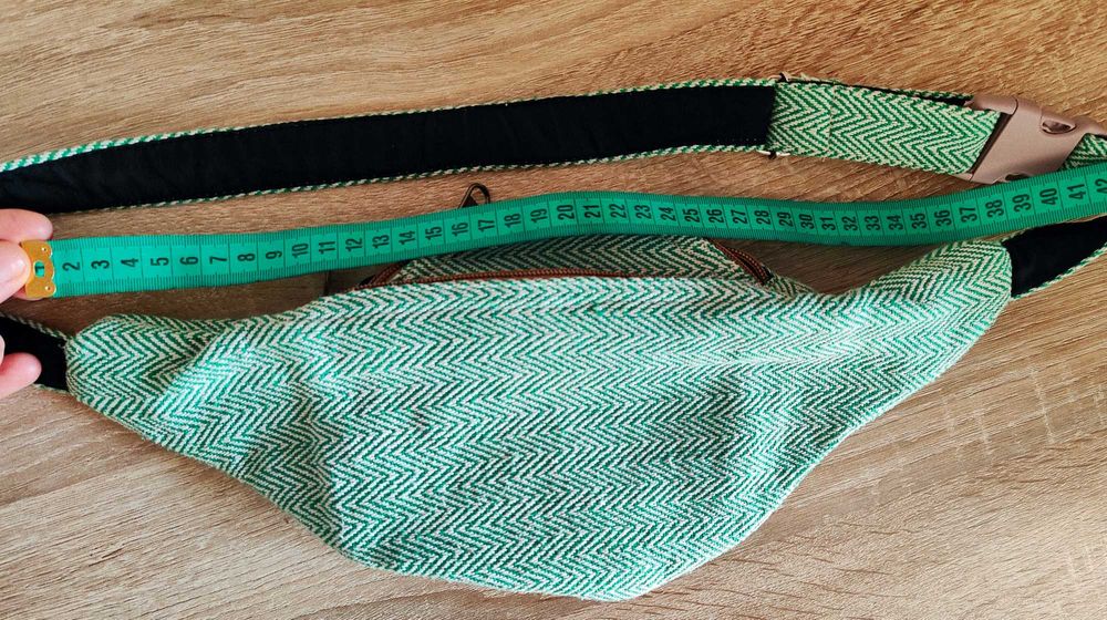 Borsetă unisex din bumbac și cânepă