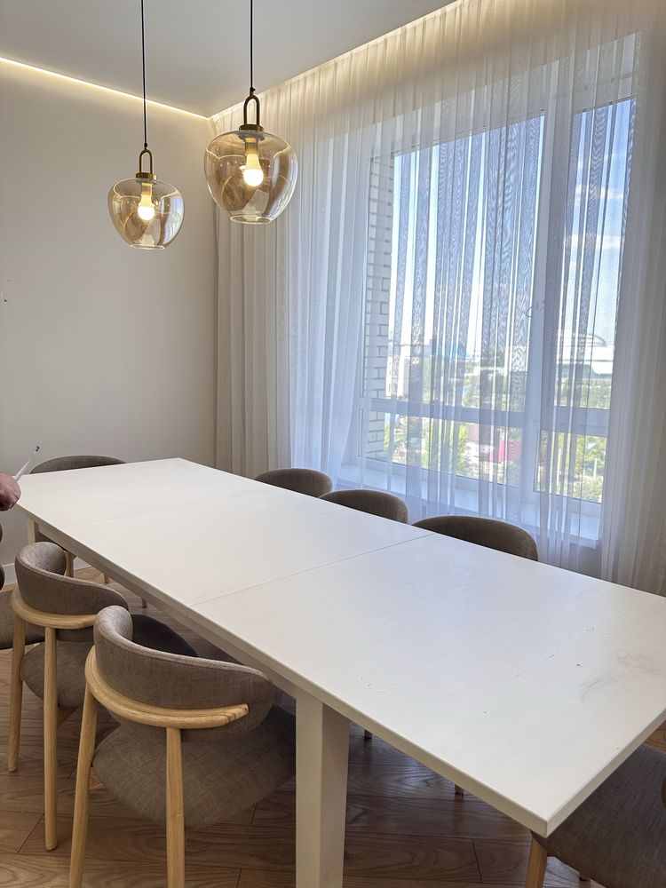 Стол раздвижной ikea 290*105 см икеа