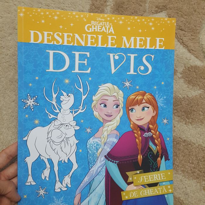 Carte de colorat regatul de gheata