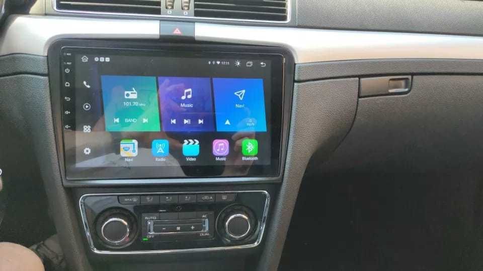 Navigatie Android Skoda Superb 2008-2015 Waze YouTube casetofon