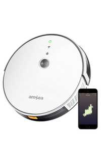 Aspirator robot amXea E30 Alb, Wi-Fi app. smart memory