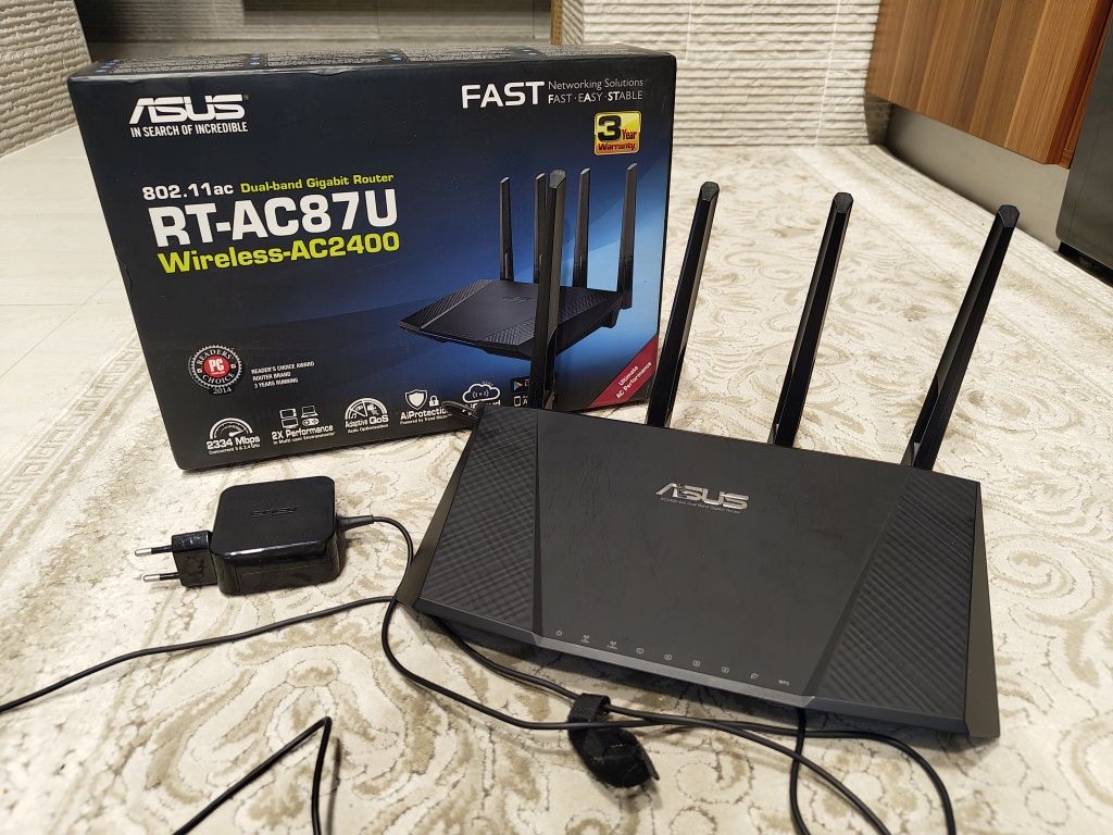 Router performant Asus RT-AC87U Wireless-AC2400