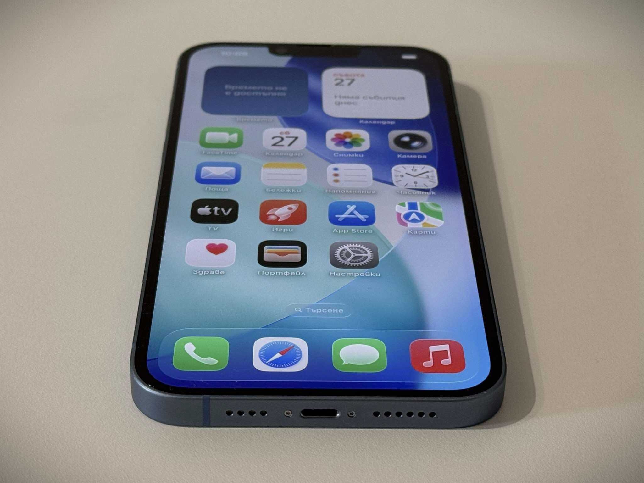Бартер! iPhone 14 Plus 100% Батерия! Blue (Син)