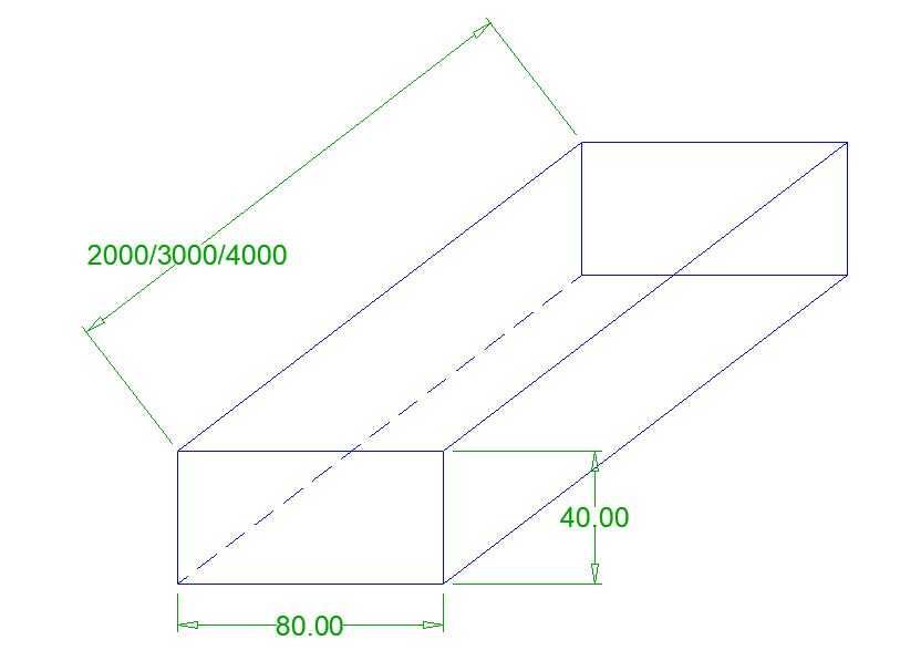 Dreptar trapez din aluminiu