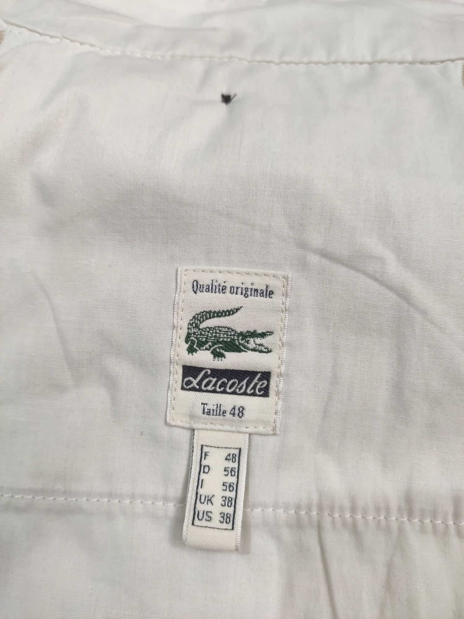 Pantaloni Lacoste subțiri de vară mărimea 56 drepți / talie 50cm