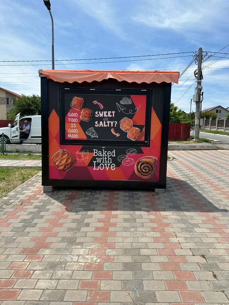 Modul container rulota comerciala