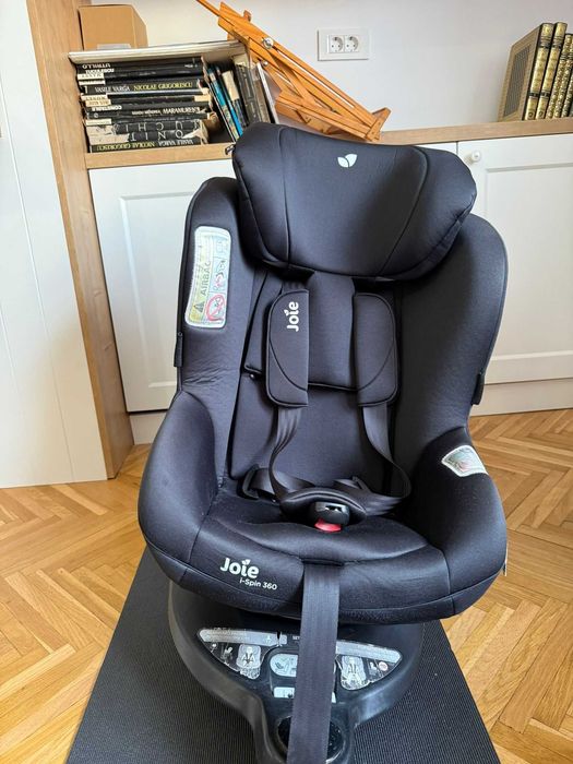 Vand scaun auto Joie i-Spin 360 negru, ISOFIX si rotatie 360°