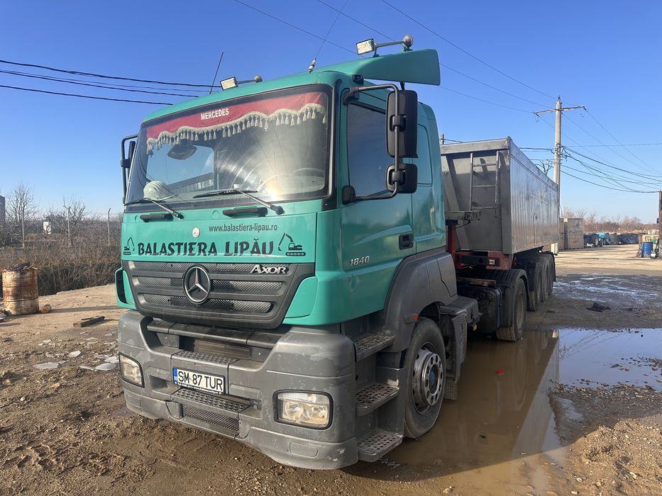 Mercedes Axor + semiremorca
