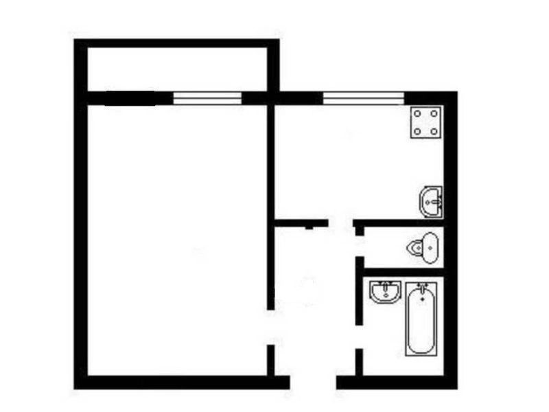 Продам  1 ком. кв. 34м² район ДБС, 4 Поликлиника.