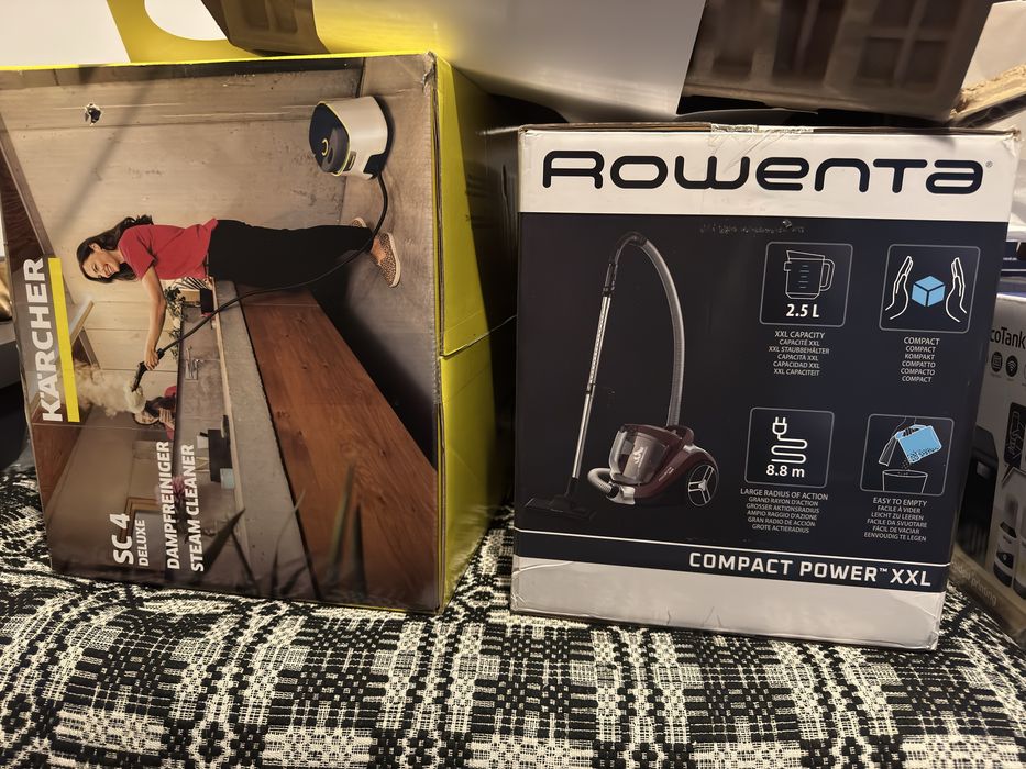Aspiratoare  / rowenta compact power xxl 900W si Kacher SC4 Deluxe