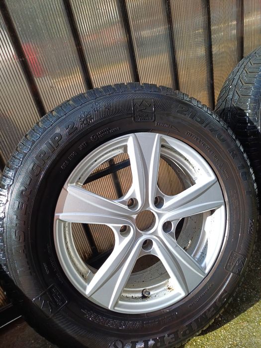 Roti aliaj  16 Zolli  215/ 70 R 16 T Semperit 17 zolli de iarna Mitsub