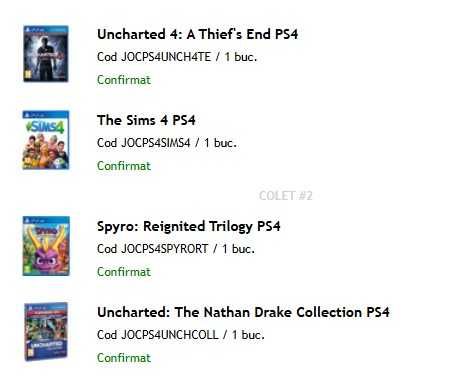 Consola SONY Playstation 4 Pro 1TB, Jet Black, G - Chassis + jocuri