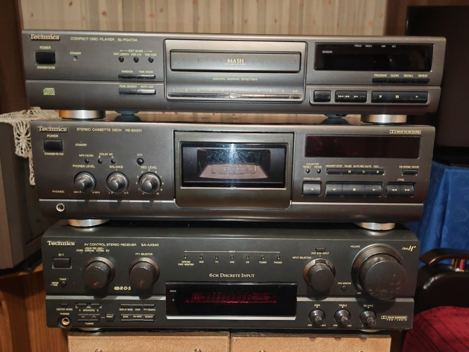 Technics /Linie audio/Amplituner/Deck/CD player/Boxe.