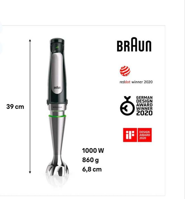 Mixer vertical Braun mq7025x