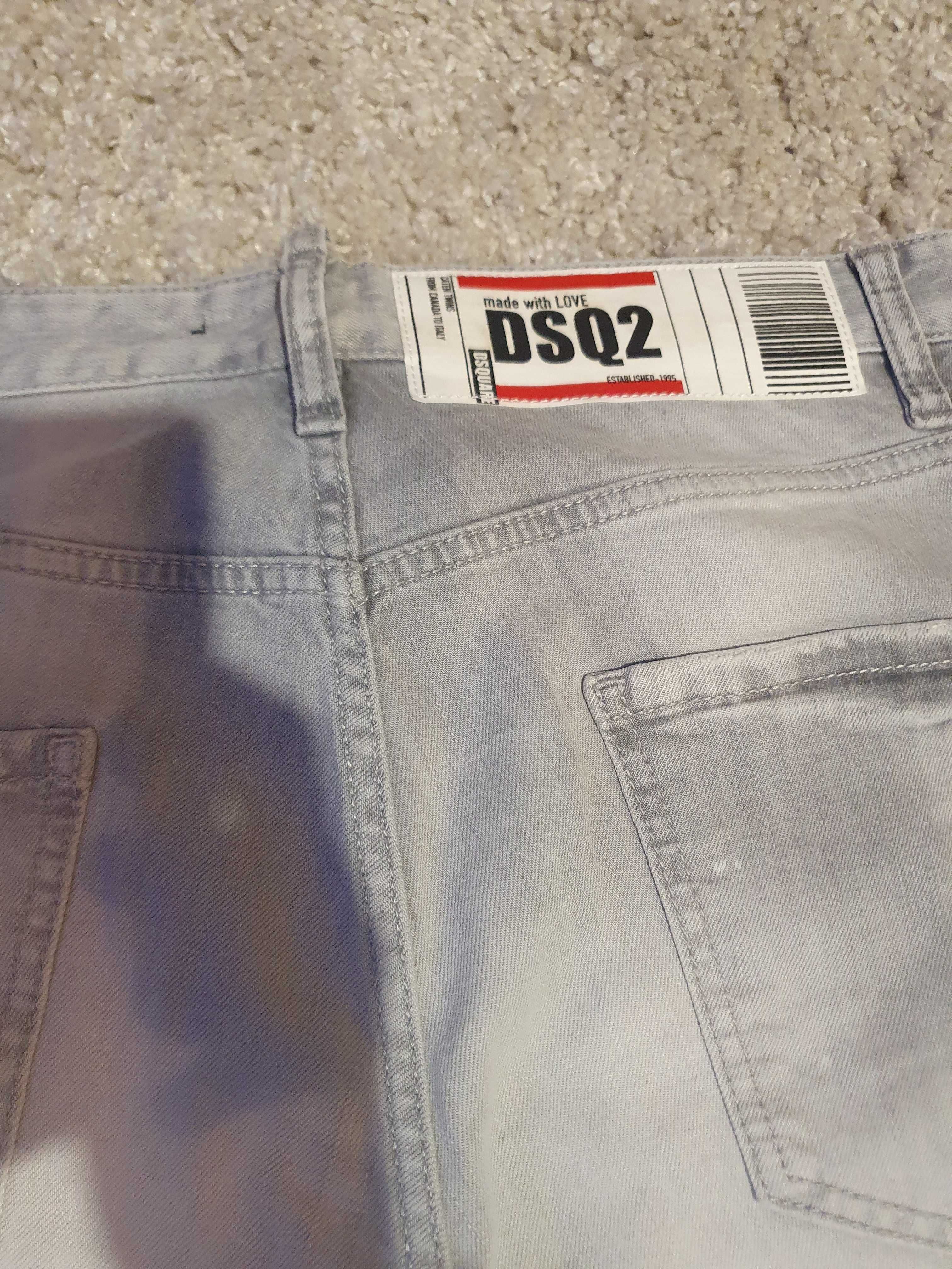 Dsquared2 jeans slim noi, superbi originali 46