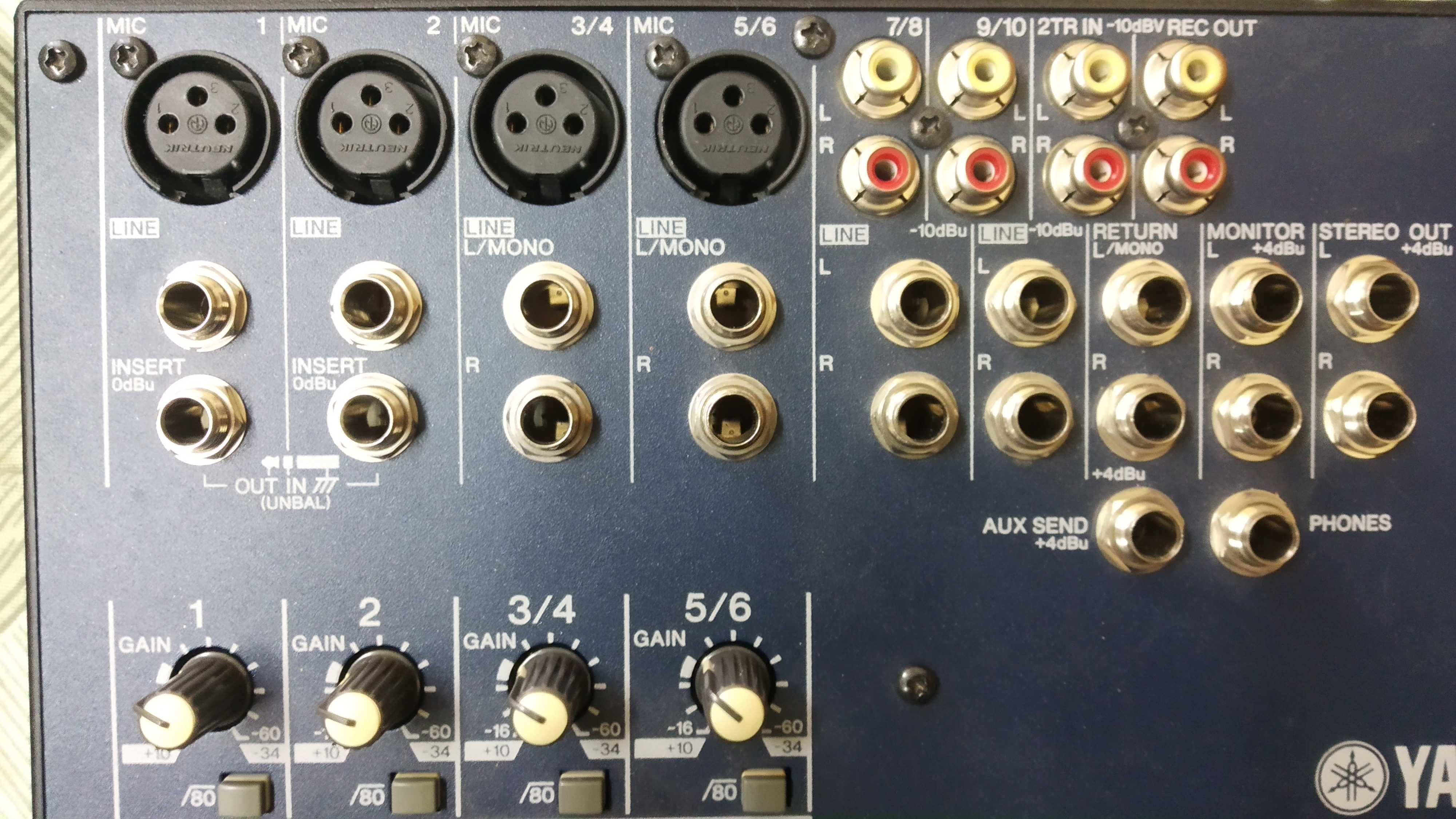 Миксер Yamaha MG 102 made in Indonesia+Ямаха Ефект-процесор