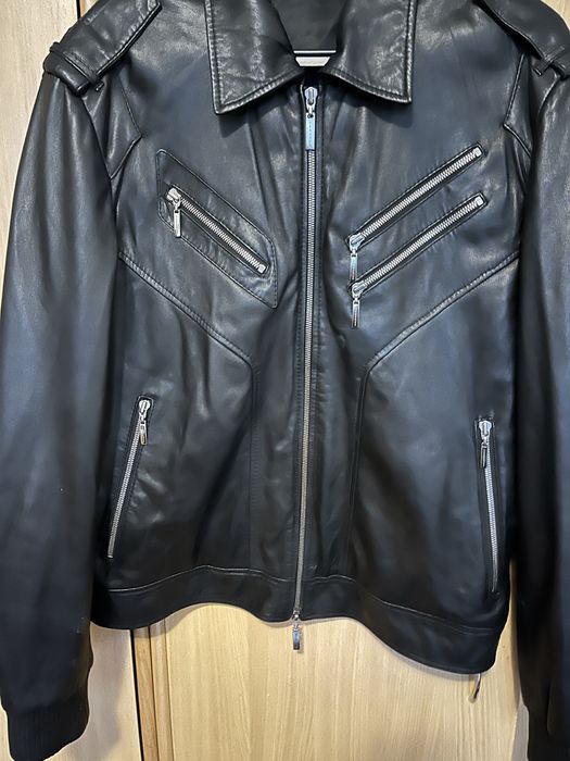 Versace мъжко кожено яке