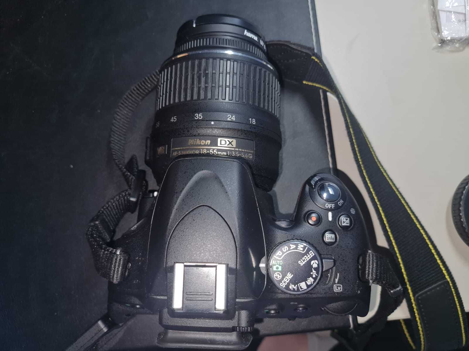 Nikon D5100 - obiectiv 18-55mm & accesorii