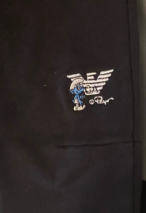 Детски панталон Emporio Armani със смърфче