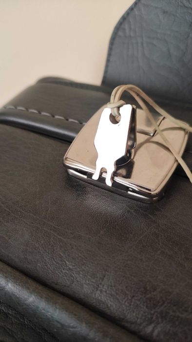 Немски куфар от старото производство-от плат и кожа