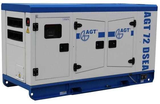 Generator diesel trifazat AGT 72 DSEA 400V 69kVA stationar insonorizat