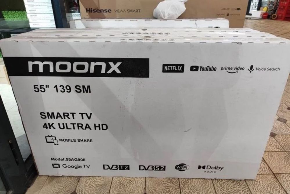 Телевизор Moonx 32 до 55 Smart 4 K низкая цена на рынке