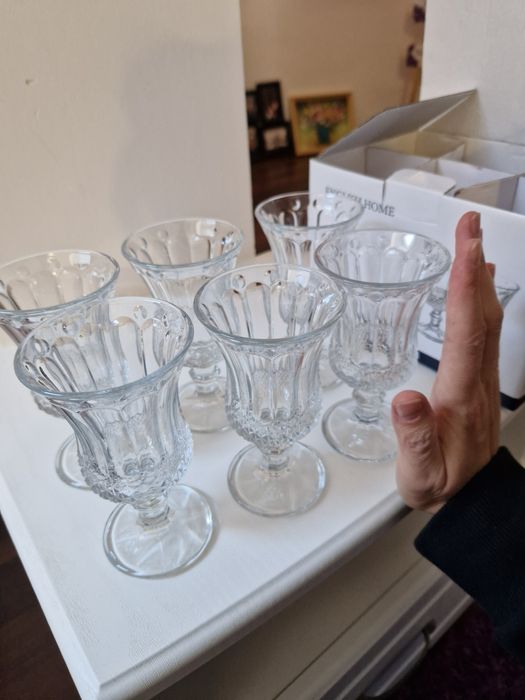 Set pahare elegante din sticlă – 6 bucăți, noi