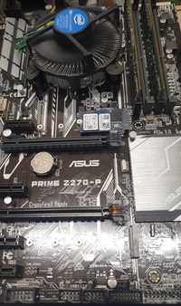 KIT Intel i7 7700 + Asus Z270 + 16GB DDR4 2400, M2 Nvme 256