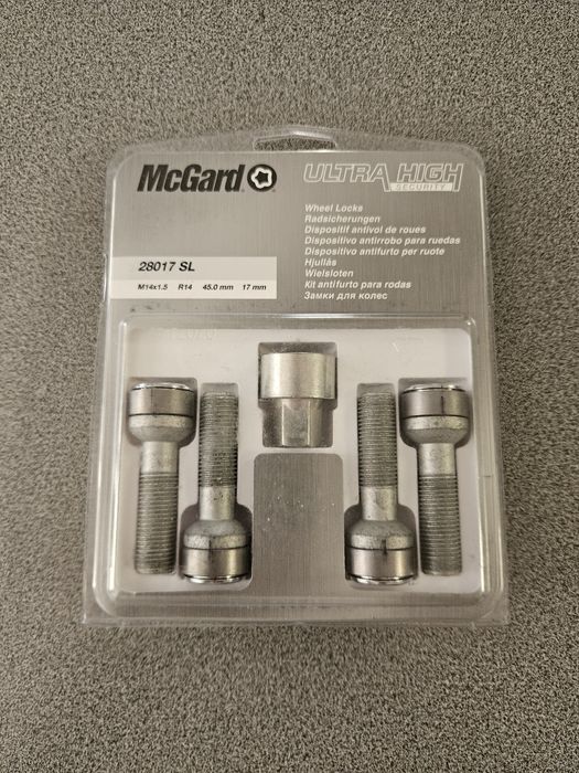 Секретни болтове McGard - М14х1.5 L45 A17 R- СФЕРА