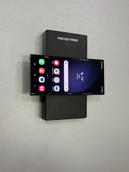 Samsung Galaxy S23 Ultra, 256 gb, 8 gb ram, 5G, Black, la cutie