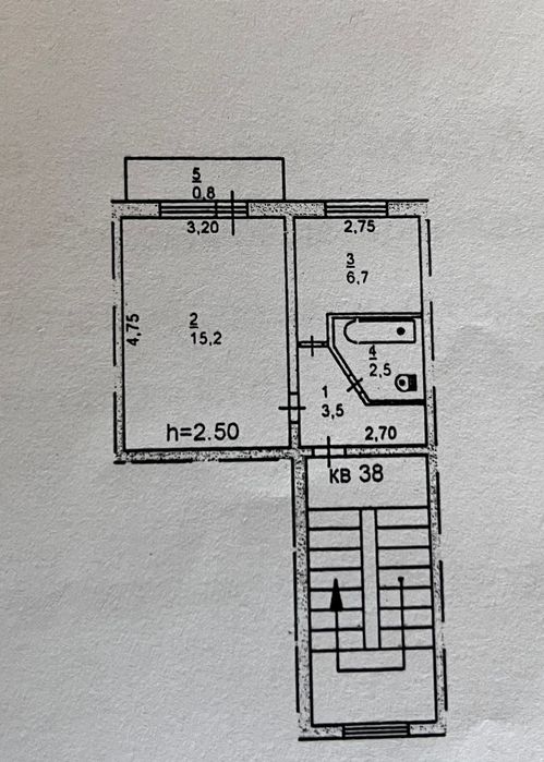 Продам 1 комн. квартиру