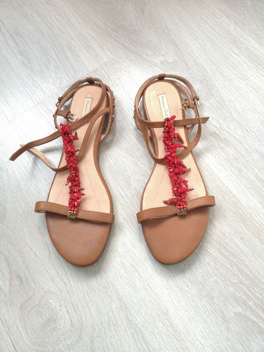 Sandale piele Massimo Dutti