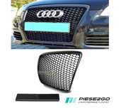 Grila radiator RS-Look Audi A6 C6 4F2 facelift 2008|2009|2010 negru