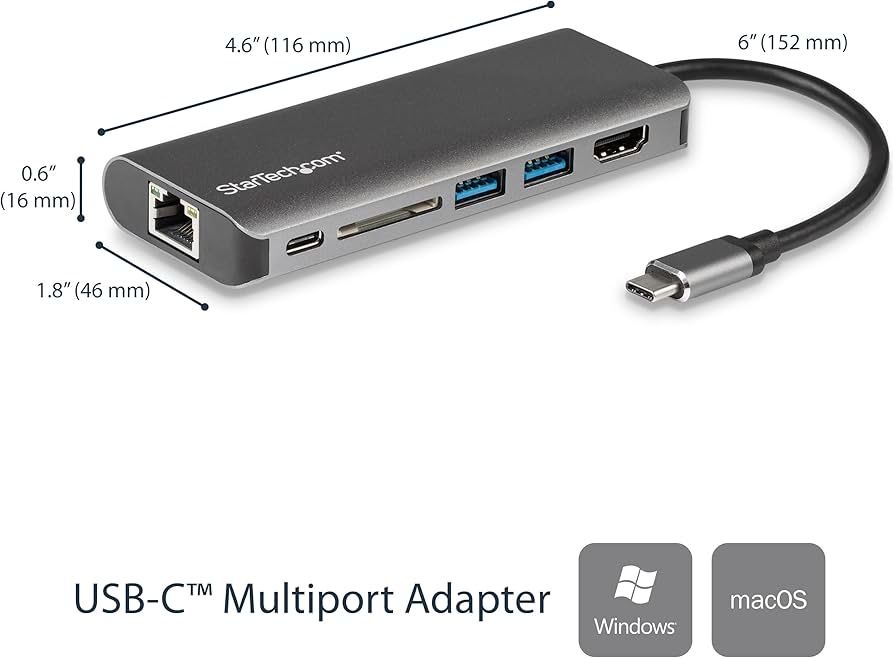 Hub USB-C StarTech DKT30CSDHPD3 – Nou, HDMI, USB 3.0, Power Delivery