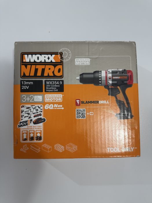 WORX Nitro WX3549 Masina de gaurit cu percutie cu acumulator 20V