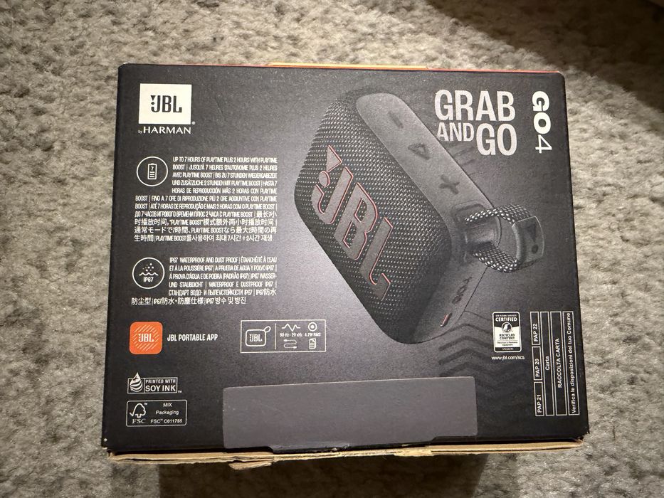 Boxa JBL Go4, noua, sigilata