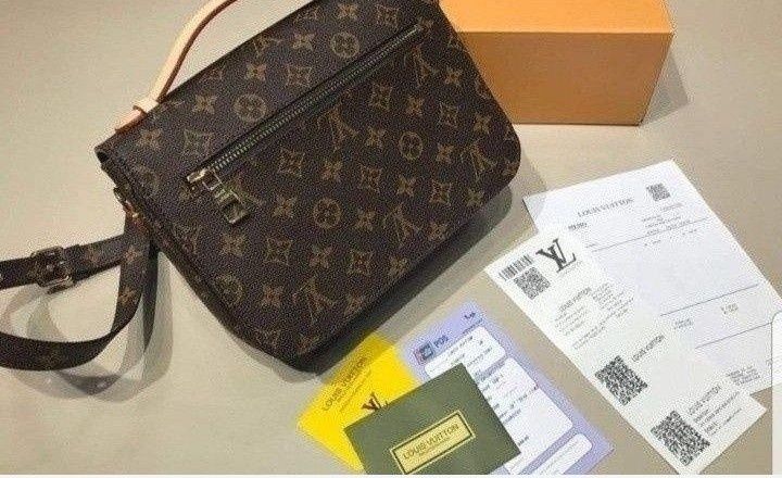 Geanta piele naturala,model Pochette Metis/cutie,card,factura,saculet