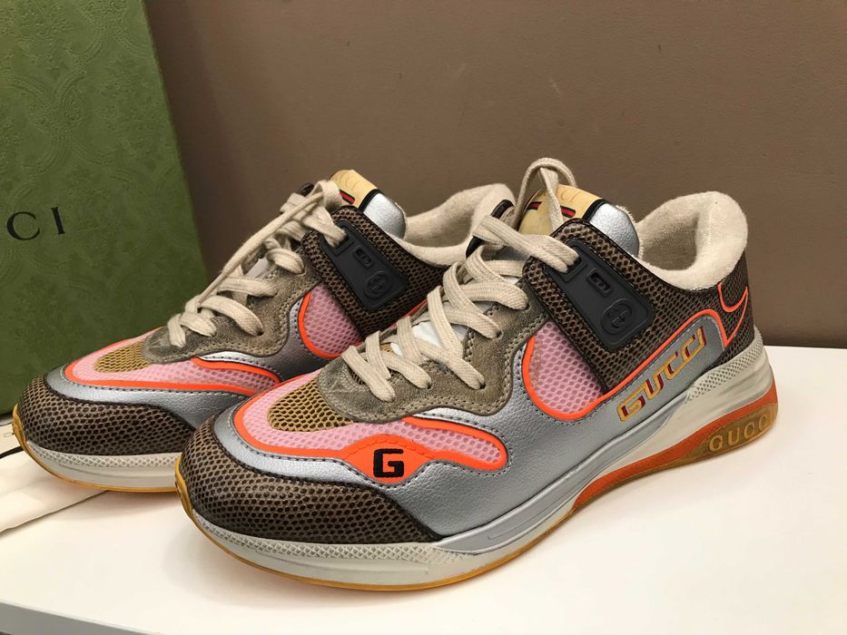 Gucci sneakers 41,5-42 sau 7,5 italy, full box, retail 690 euro