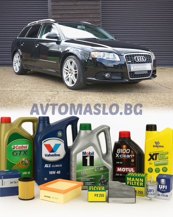 Комплект Масло и Филтри за Audi A4 B7 2.0TDI 140кс. BLB, BRE ауди а4