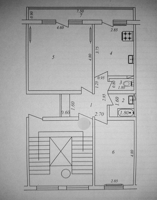 Саид Барака 2/3/9 отдельный вход 64 кв.м 95000 уе. Своя, собственник.!